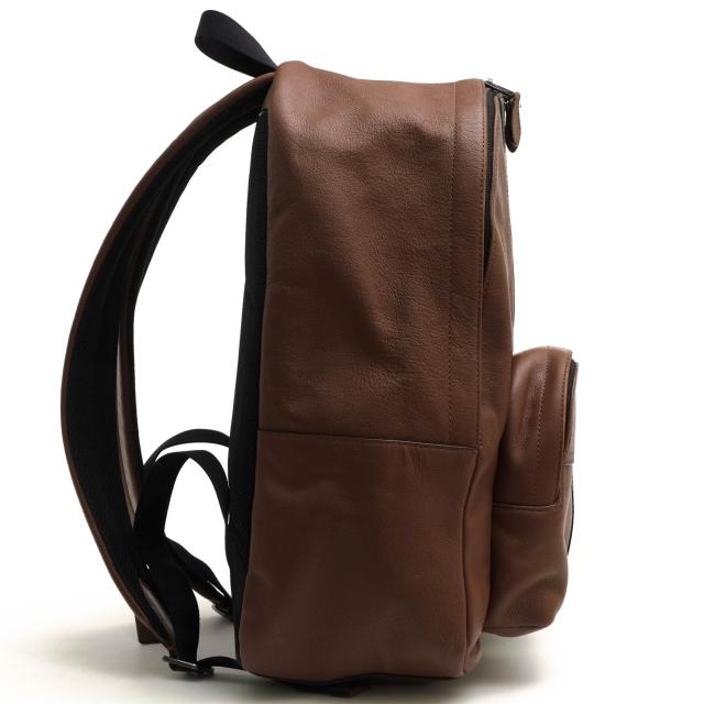 ○コーチ COACH 牛革 リュック F68995 Houston Backpack With Varsity Stripe ヒューストン ヴァーシティ ストライプ バックパック 中古_2