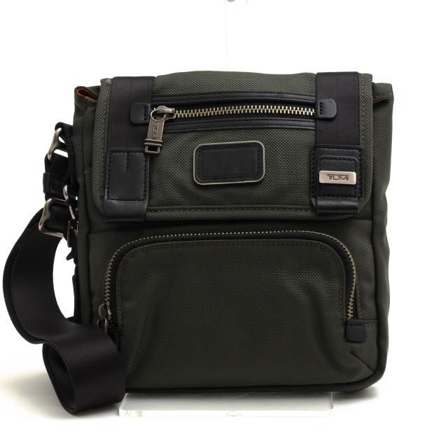 ○トゥミ TUMI バリスティックナイロン ナパレザー 牛革 ショルダーバッグ 22306SPH ALPHA BRAVO BARSTOW CROSS BODY バーストーク 中古