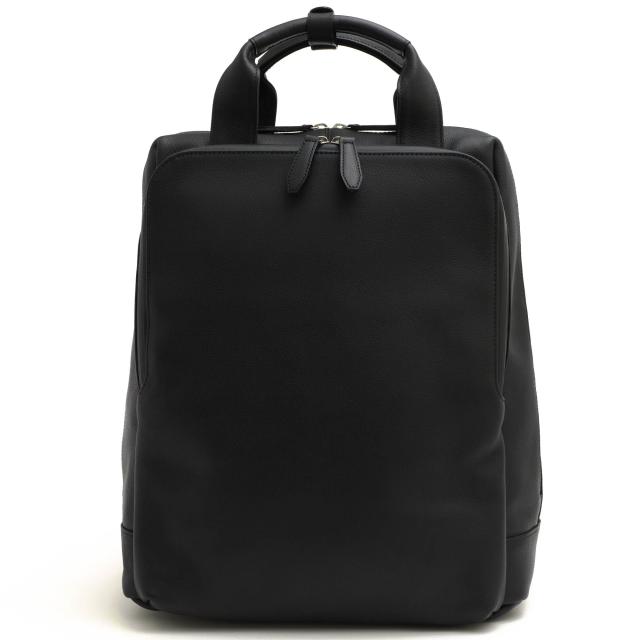 ○インディード INDEED クールテックレザー 牛革 リュック ビジネスリュック シボ革 シュリンクレザー デイパック メンズ 【中古】 中古の通販は