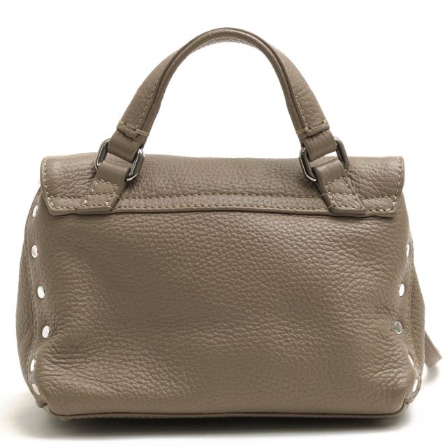 ○ザネラート ZANELLATO カーフスキン 子牛革 ハンドバッグ POSTINA BABY DAILY ポスティーナ ベイビー 2WAY ショルダーバッグ シ 中古_1