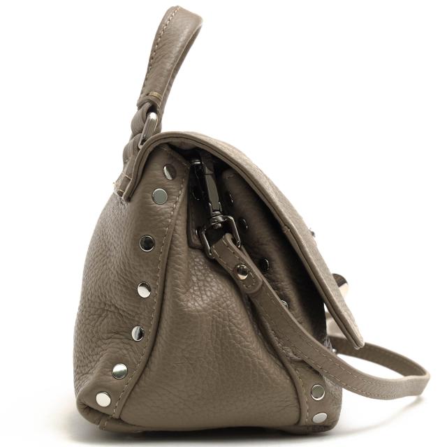 ○ザネラート ZANELLATO カーフスキン 子牛革 ハンドバッグ POSTINA BABY DAILY ポスティーナ ベイビー 2WAY ショルダーバッグ シ 中古_2
