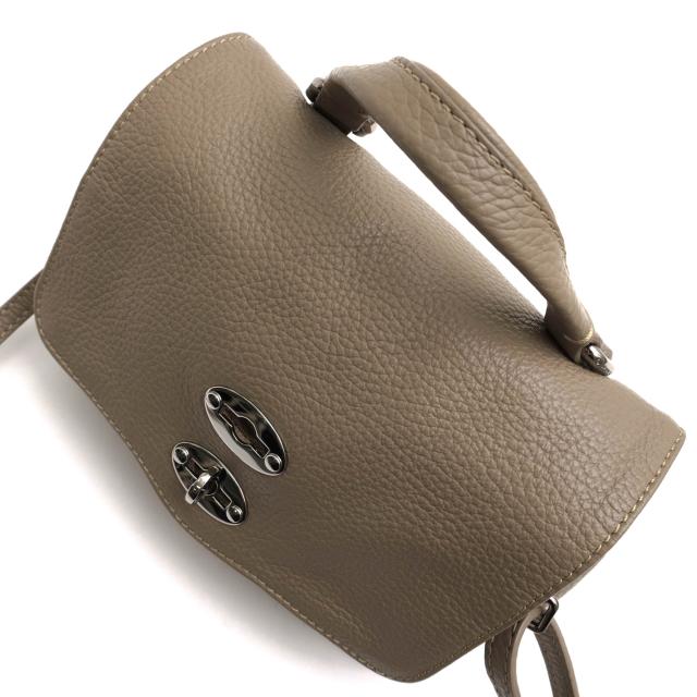 ○ザネラート ZANELLATO カーフスキン 子牛革 ハンドバッグ POSTINA BABY DAILY ポスティーナ ベイビー 2WAY ショルダーバッグ シ 中古_4