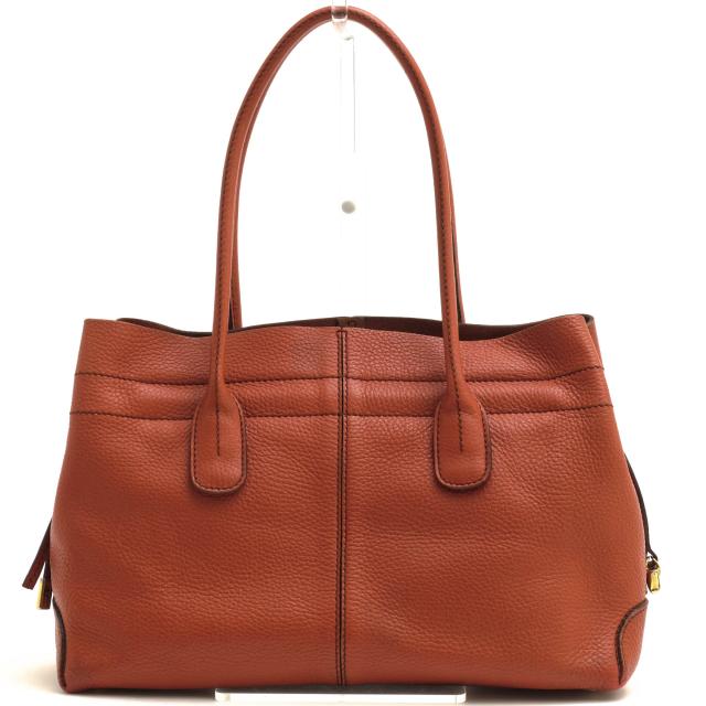 ○トッズ TOD'S 牛革 カーフ トートバッグ Restyled D-Bag Dバッグ