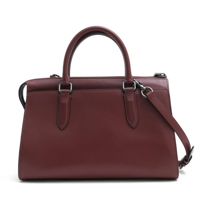 ○コーチ COACH Selena Gomez collection カーフ 牛革 ハンドバッグ 39289 Selena Bond Bag With Crystal Embellishment リボン 2W 中古の通販は