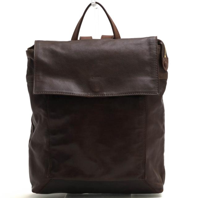 ○ゲンテン genten 牛革 カーフ リュック 40930 Raffinato ラフィナート A4サイズ収納可 デイパック レディース 【中古】 中古