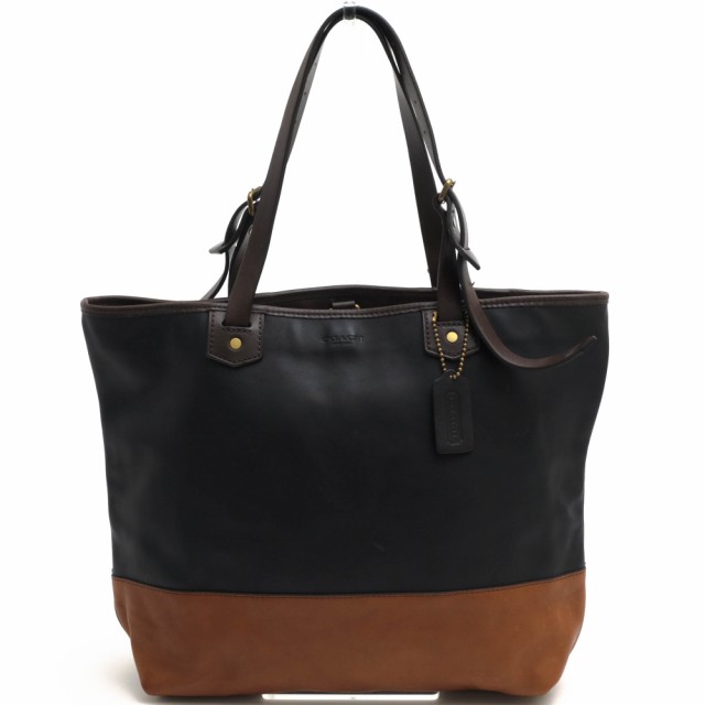 ○コーチ COACH 牛革 カーフ トートバッグ 71429 Bleecker Colorblock Shopper ブリーカー カラーブロック ショッパー A4サイズ収 中古