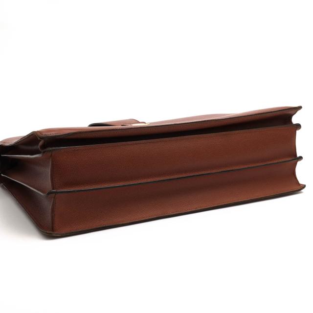 LE TANNEUR ブラウン レザー ビジネスバッグ LE TANNEUR ルタヌア