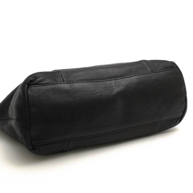 ○ファロルニ FALORNI ラムレザー 子羊革 ハンドバッグ F409 メッシュ