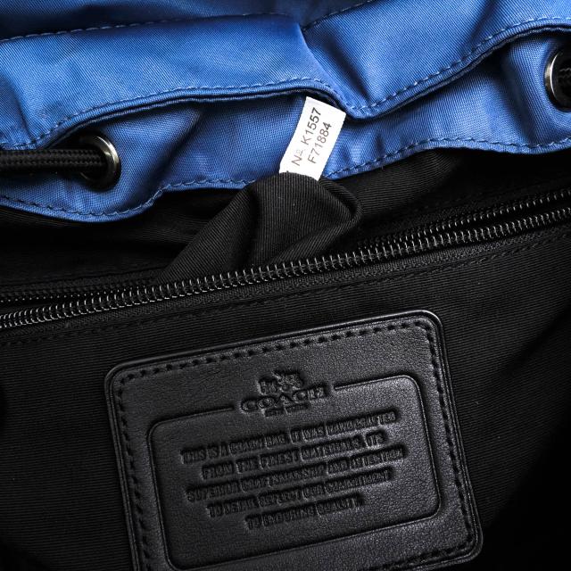 ○コーチ COACH 一部牛革 リュック F71884 TREK PACK IN NYLON トレックパック デイパック メンズ 【中古】 中古_8