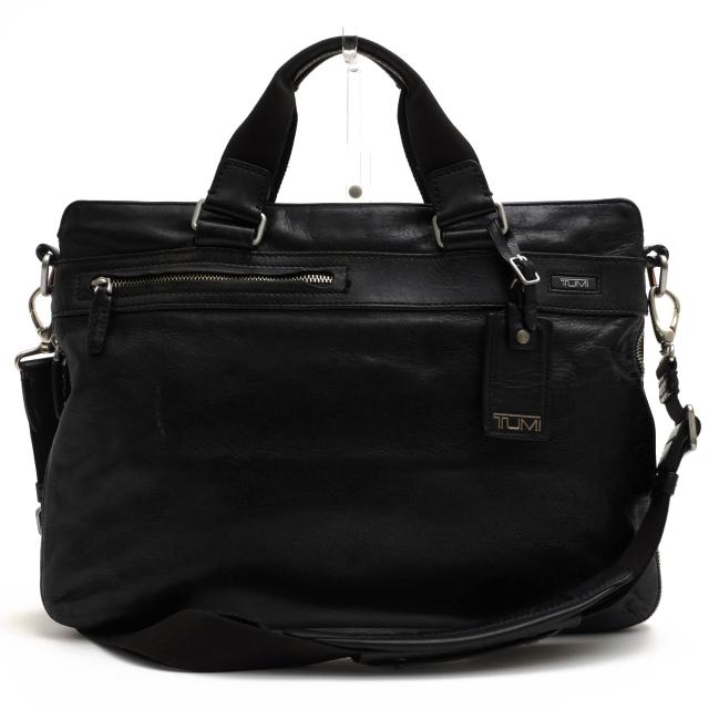 ○トゥミ TUMI 牛革 ビジネスバッグ 68101D LAREDO フェニックス ポートフォリオ・ブリーフ 2WAY ショルダーバッグ メンズ 【中古  中古