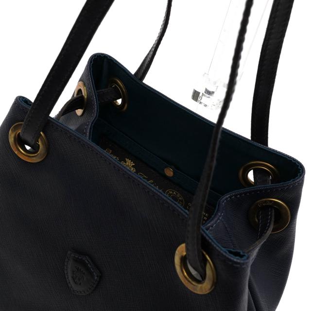 ○フェリージ Felisi サフィアーノ 牛革 ハンドバッグ 17/20/PF+DS ミニバッグ レディース 【中古】 中古