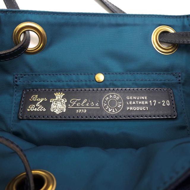 ○フェリージ Felisi サフィアーノ 牛革 ハンドバッグ 17/20/PF+DS ミニバッグ レディース 【中古】 中古