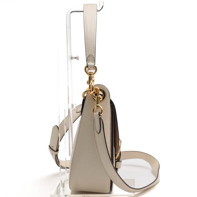 ○コーチ COACH ファインド ペブル レザー 牛革 ハンドバッグ C5686 Kleo Shoulder Bag 23 クレオ クロスボディ 2WAY ショルダーバ 中古_2