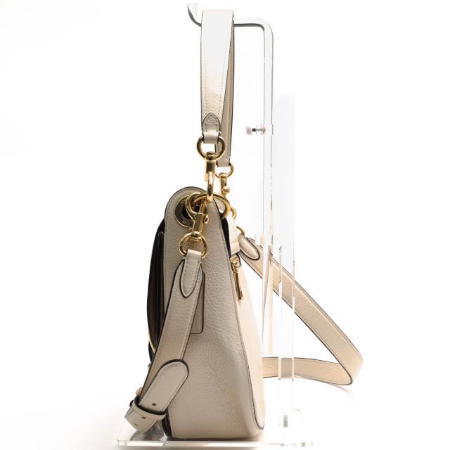 ○コーチ COACH ファインド ペブル レザー 牛革 ハンドバッグ C5686 Kleo Shoulder Bag 23 クレオ クロスボディ 2WAY ショルダーバ 中古_3
