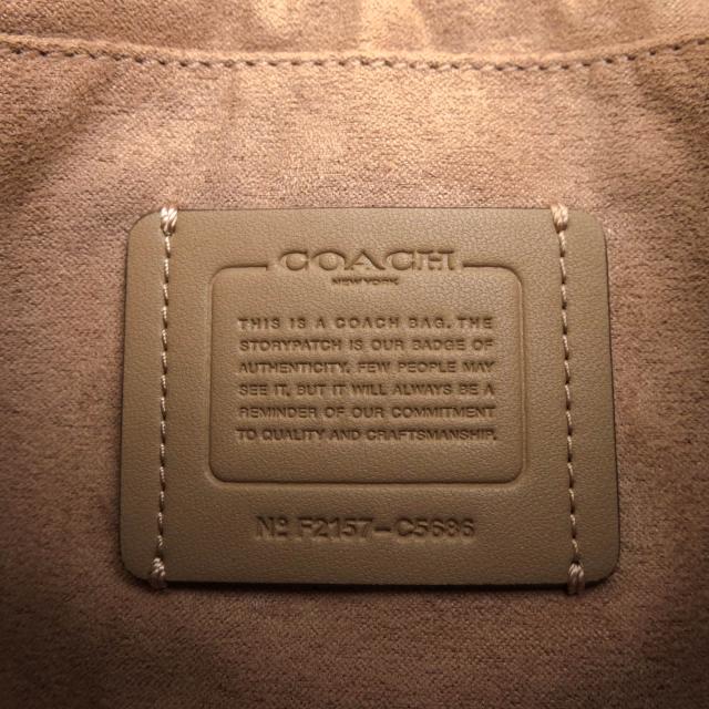 ○コーチ COACH ファインド ペブル レザー 牛革 ハンドバッグ C5686 Kleo Shoulder Bag 23 クレオ クロスボディ 2WAY ショルダーバ 中古_8