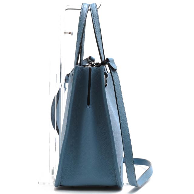 ○コーチ COACH ペブルドレザー 牛革 ハンドバッグ C3460 Tyler Carryall 28 タイラー キャリーオール 28 2WAY ショルダーバッグ 中古_2