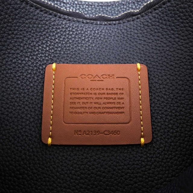 ○コーチ COACH ペブルドレザー 牛革 ハンドバッグ C3460 Tyler Carryall 28 タイラー キャリーオール 28 2WAY ショルダーバッグ 中古_8