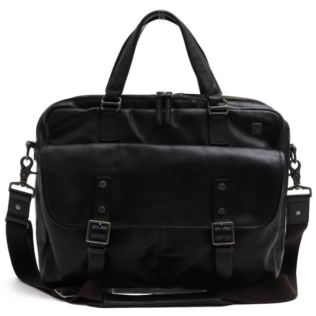 ○トゥミ TUMI 牛革 ビジネスバッグ 54618D Tamarack Top Zip Brief タマラック トップジップ ブリーフ フラップ式 2WAY ショルダ  中古