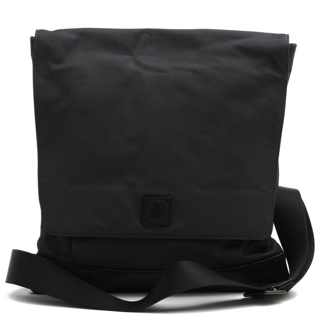 ○ダンヒル Dunhill カーボンファイバー ショルダーバッグ L3N164A CHASSIS SUPER LIGHT ENVELOPE BAG A4サイズ収納可 メンズ 【中 中古