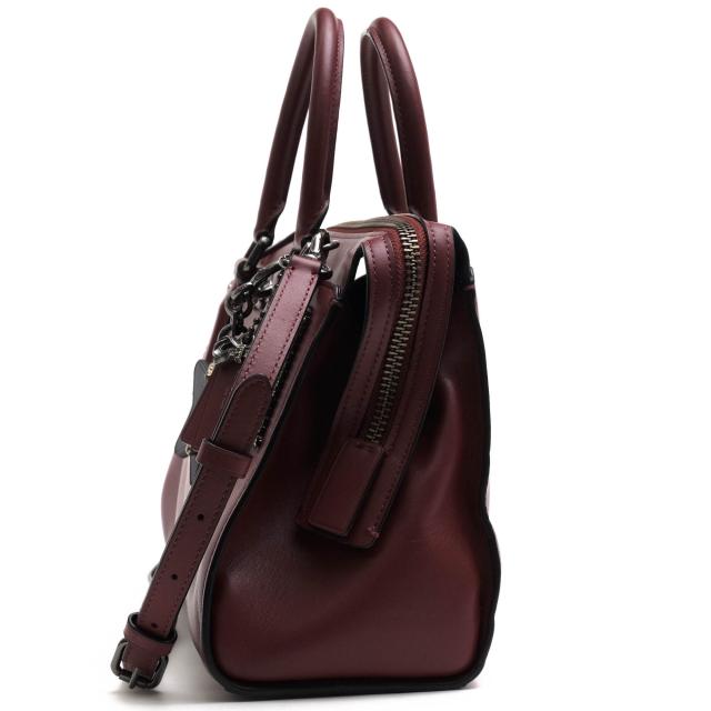 ○コーチ COACH Selena Gomez collection カーフ 牛革 ハンドバッグ