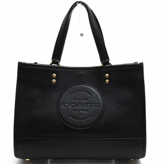 ○コーチ COACH ペブルドレザー 牛革 トートバッグ C2004 Dempsey Carryall With Patch デンプシー キャリーオール ウィズ パッチ 中古