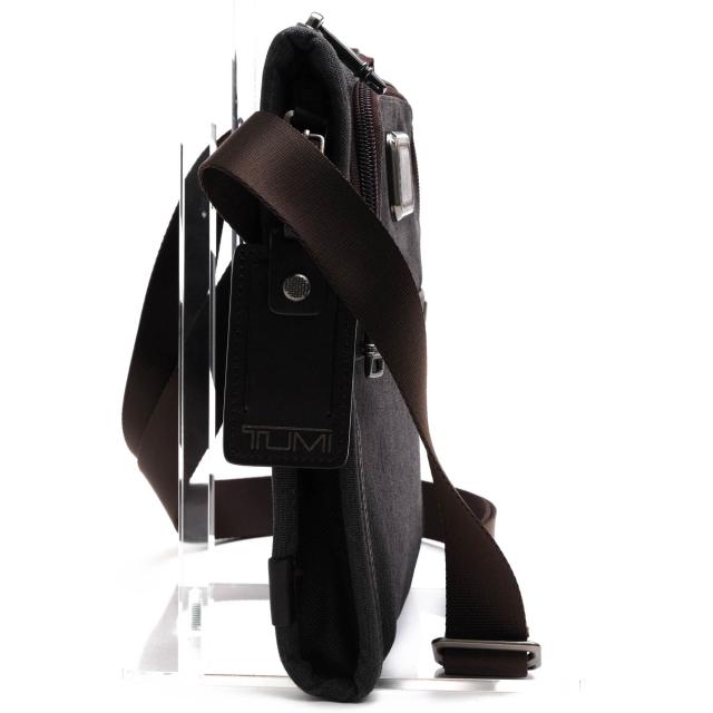 ○トゥミ TUMI 一部牛革 ショルダーバッグ 2203110AT3 POCKET BAG SMALL ANTHRACITE ポケットバッグ スモール アンスラサイト メン 中古_2