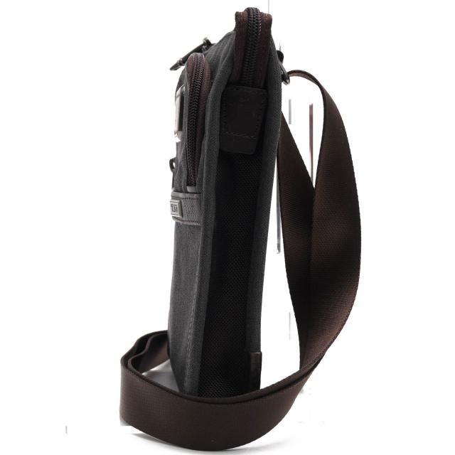 ○トゥミ TUMI 一部牛革 ショルダーバッグ 2203110AT3 POCKET BAG SMALL ANTHRACITE ポケットバッグ スモール アンスラサイト メン 中古_3