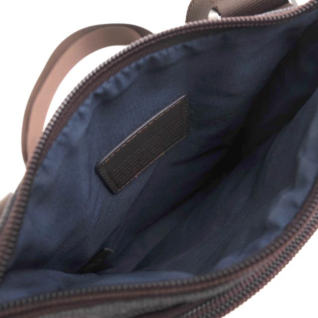 ○トゥミ TUMI 一部牛革 ショルダーバッグ 2203110AT3 POCKET BAG SMALL ANTHRACITE ポケットバッグ スモール アンスラサイト メン 中古_6