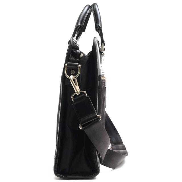 ○マスターピース master-piece ROBICナイロン ベジタブルタンニンレザー 植物由来 ビジネスバッグ 01794-n FLAT -Nylon Version-  中古