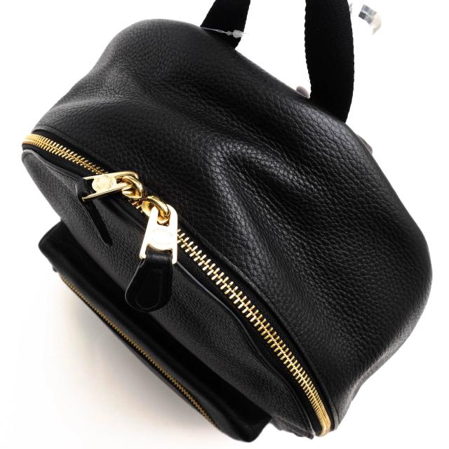 【極美品】COACH　チャーリー　ミディアム　リュック　黒　シボ革　F30550 コーチ COACH チャーリーミディアム リュック （ブラック） -靴