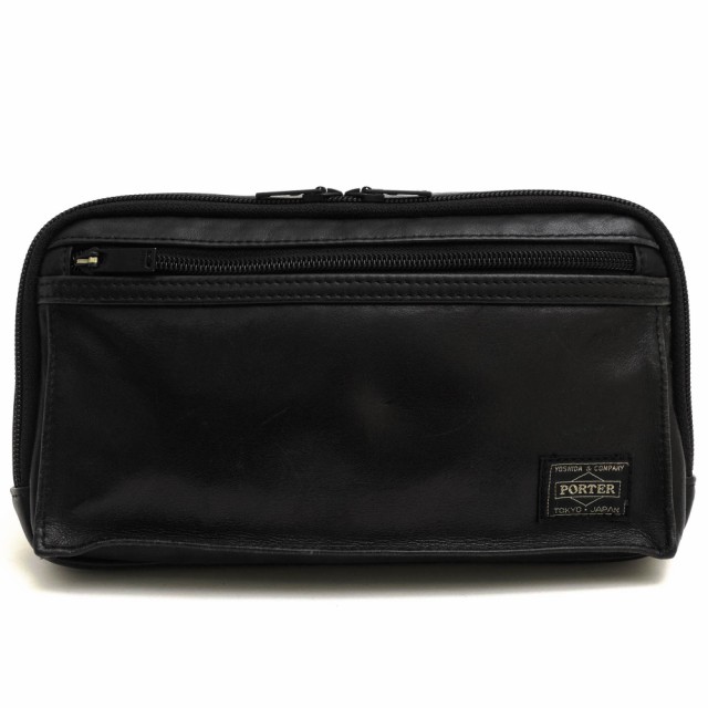 ○ポーター 吉田カバン PORTER 牛ステア クローム鞣し ウエストバッグ 022-03796 AMAZE WAIST BAG アメイズ メンズ 【中古】 中古