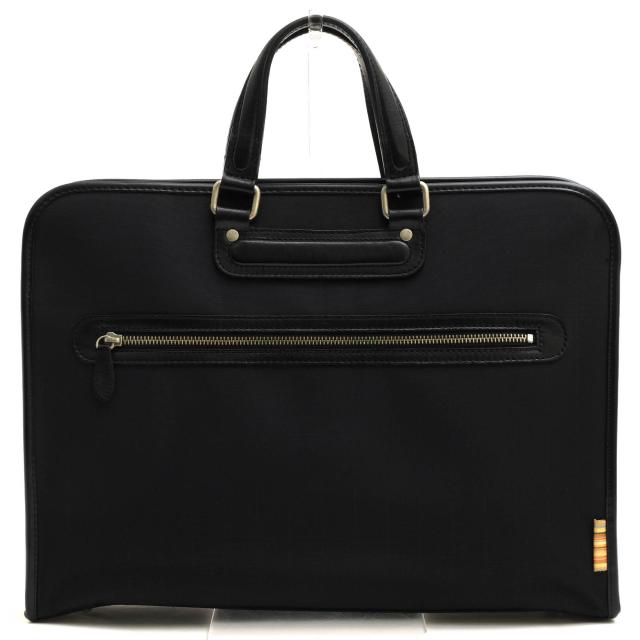 ○ポールスミス Paul Smith 牛革 ビジネスバッグ PSG551 シャドーストライプ 定番 メンズ 【中古】 中古