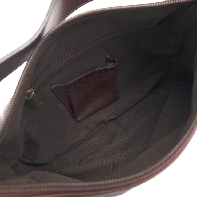 ○イルビゾンテ IL BISONTE バケッタレザー 牛革 ショルダーバッグ シボ革 シュリンクレザー ユニセックス 男女兼用 レディース 【 中古_6