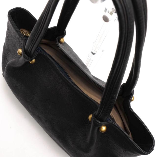 ○キタムラ Kitamura 牛革 トートバッグ Y-0532 シボ革 シュリンク