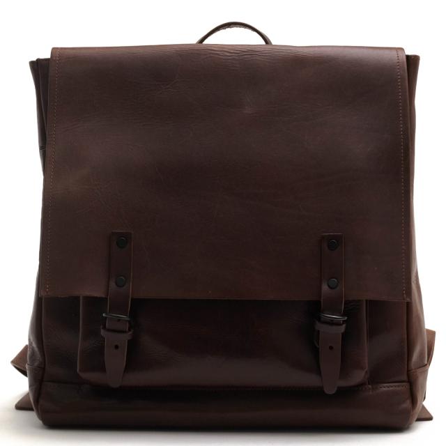 ○バギーポート BAGGY PORT オイルバケッタレザー 牛革 リュック GRN-2020 フラップ式 デイパック メンズ 【中古】 中古