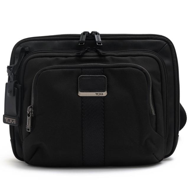 ○トゥミ TUMI バリスティックナイロン ナパレザー 牛革 ショルダーバッグ 232696D Jackson Crossbody ジャクソン クロスボディ メ 中古の通販は