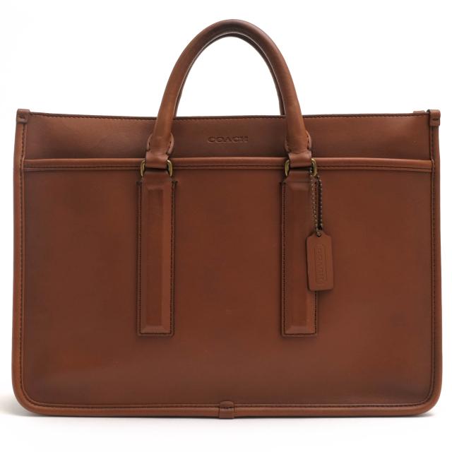 ○コーチ COACH 牛革 カウハイド ビジネスバッグ 70723 Legacy Brief レガシー ブリーフ メンズ 【中古】 中古