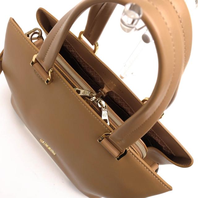 ○ロンシャン Longchamp スプリットカウハイド ハンドバッグ HONORE オノレ404 2WAY ショルダーバッグ レディース 【中古】 中古 ○ロンシャン Longchamp スプリットカウハイド 牛革 ハンドバッグ