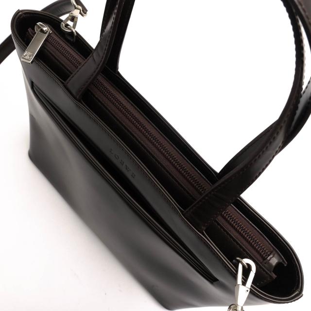 ○ロエベ LOEWE 牛革 カーフ ハンドバッグ フォーマルバッグ 冠婚葬祭 2WAY ショルダーバッグ レディース 【中古】 中古_4