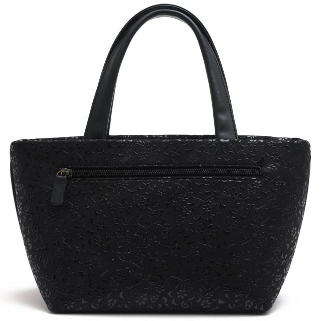 ○印傳屋 印伝 INDEN-YA 鹿革 ディアスキン ハンドバッグ No.6333 手提げ 漆塗り フォーマルバッグ 冠婚葬祭 レディース 【中古】 中古の通販は