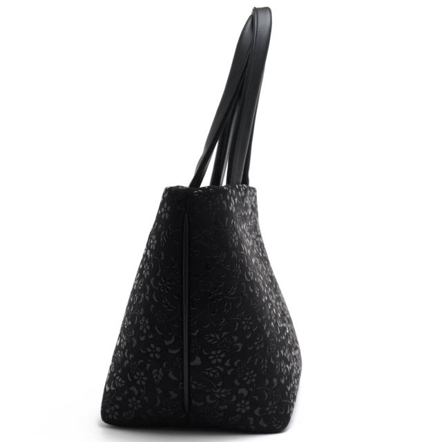 ○印傳屋 印伝 INDEN-YA 鹿革 ディアスキン ハンドバッグ No.6333 手提げ 漆塗り フォーマルバッグ 冠婚葬祭 レディース 【中古】 中古の通販は