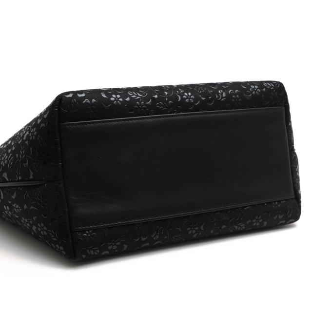 ○印傳屋 印伝 INDEN-YA 鹿革 ディアスキン ハンドバッグ No.6333 手提げ 漆塗り フォーマルバッグ 冠婚葬祭 レディース 【中古】 中古の通販は