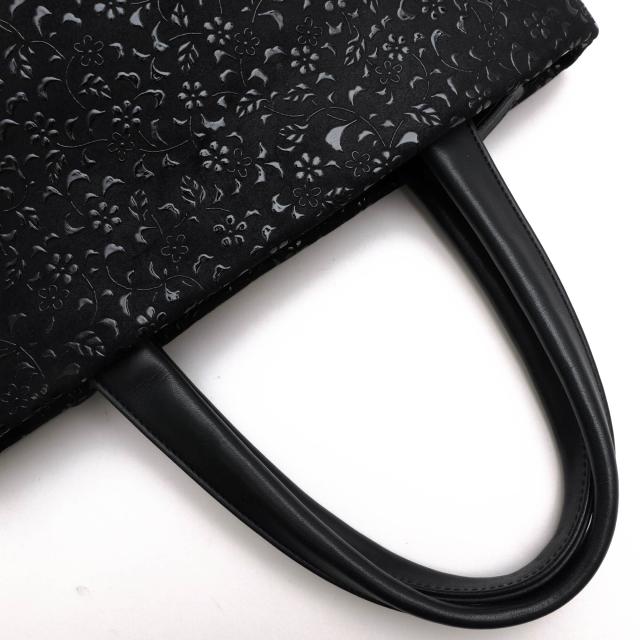 ○印傳屋 印伝 INDEN-YA 鹿革 ディアスキン ハンドバッグ No.6333 手提げ 漆塗り フォーマルバッグ 冠婚葬祭 レディース 【中古】 中古の通販は