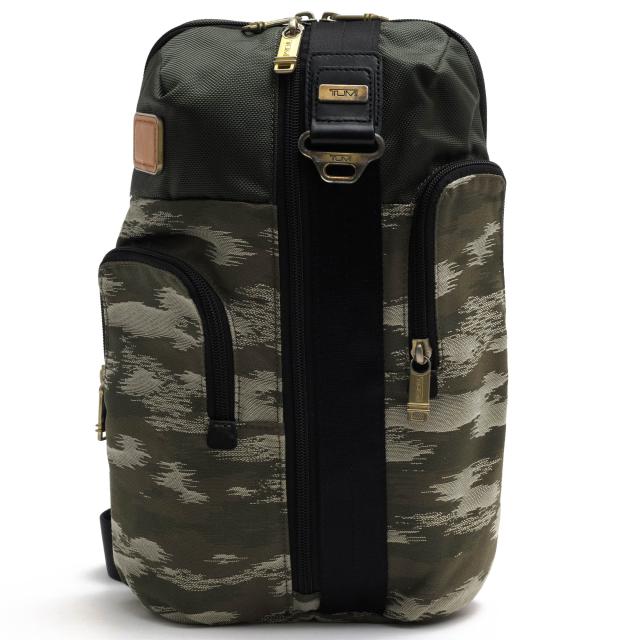 ○トゥミ TUMI FXTバリスティックナイロン ナパレザー 牛革 ショルダーバッグ 22318SCH ALPHA BRAVO アルファ ブラヴォ モントレー 中古