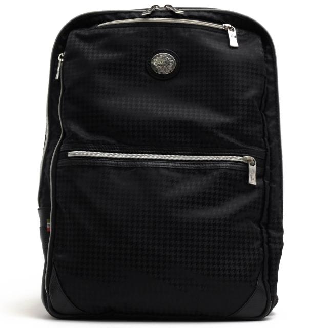 新品オロビアンコバックパック 千鳥格子 PC収納機能付き リュック メンズ