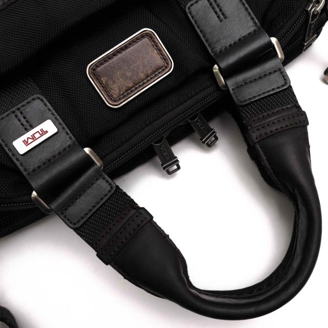 ○トゥミ TUMI ヒッコリー バリスティックナイロン ナパレザー 牛革