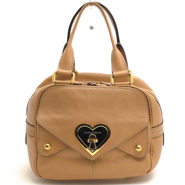 ○ドルガバ DOLCE＆GABBANA ハンドバッグ 内レオパード柄 ミニボストン レディース 【中古】 中古の通販は 33,664円