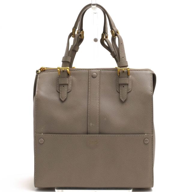 ○アルマーニ GIORGIO ARMANI グレイン型押し牛革 ハンドバッグ YGWN25 BAULETTO PICCOLO VITELLO STAMP シボ革 シュリンクレザー  中古