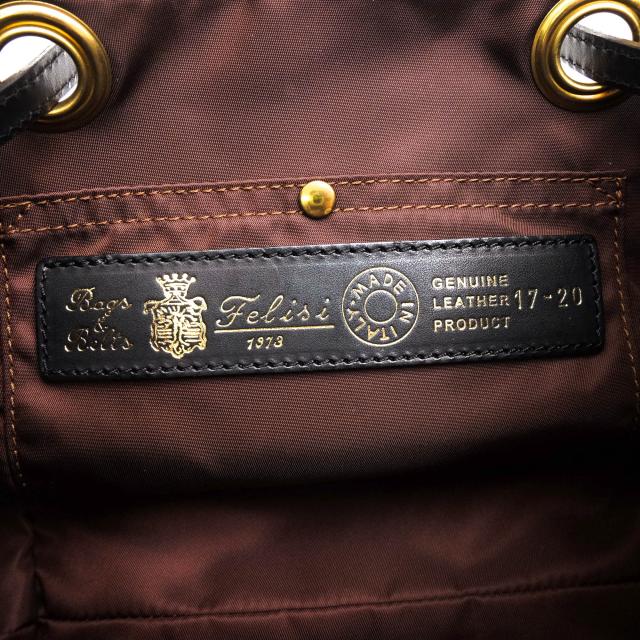 ○フェリージ Felisi サフィアーノ 牛革 ハンドバッグ 17/20/PF+DS ミニバッグ レディース 【中古】 中古