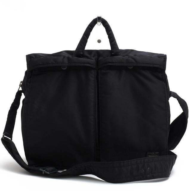 ○ポーター 吉田カバン PORTER ナイロンツイル ポリエステル綿ボンディング加工 ビジネスバッグ 622-09319 TANKER 2WAY SHOULDER B 中古